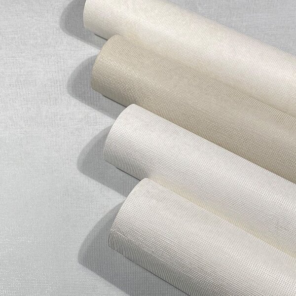 Tapete Grau, Silber, Weiß Novamur Vliestapete (82275)