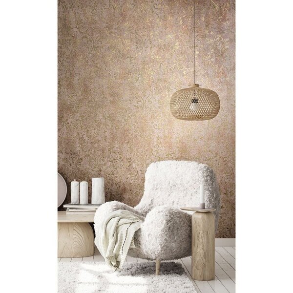 Tapete Braun, Gold, Kupfer Marburg Vliestapete (34295)