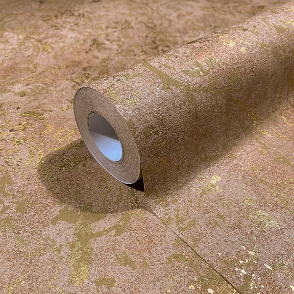 Tapete Braun, Gold, Kupfer Marburg Vliestapete (34295)