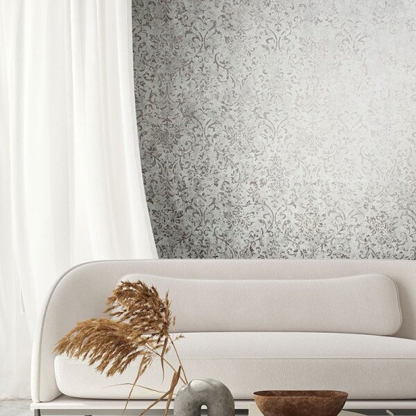 Tapete Grau, Silber Marburg Vliestapete (34294)