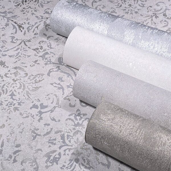 Tapete Grau, Silber, Greige Marburg Vliestapete (34292)