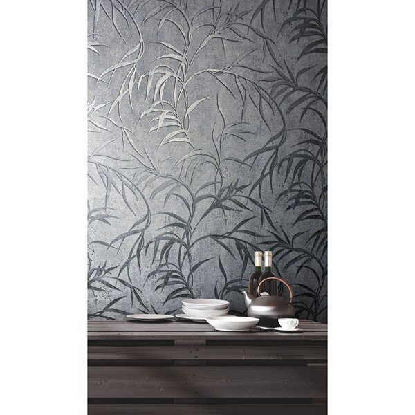 Tapete Grau, Silber Marburg Vliestapete (34287)