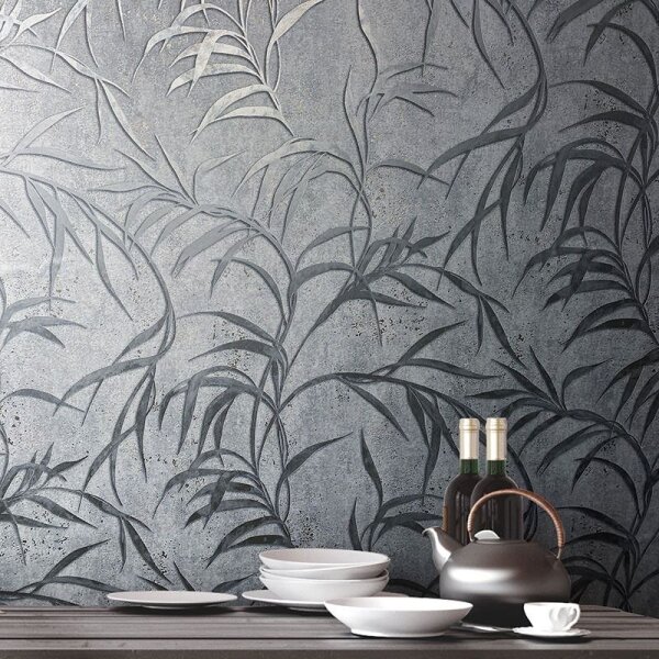 Tapete Grau, Silber Marburg Vliestapete (34287)