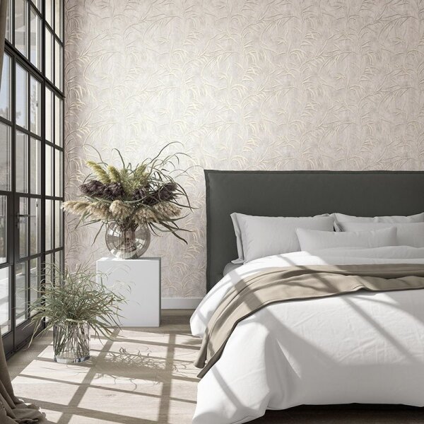 Tapete Grau, Silber Marburg Vliestapete (34284)