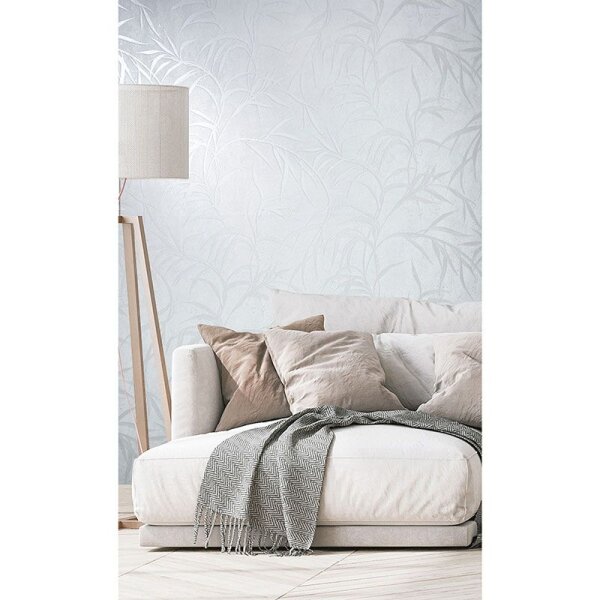 Tapete Grau, Silber, Weiß Marburg Vliestapete (34283)