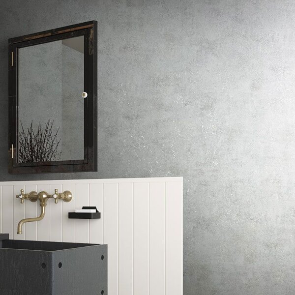 Tapete Grau, Silber Marburg Vliestapete (34281)