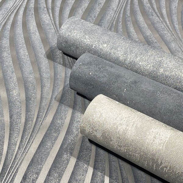 Tapete Grau, Silber Marburg Vliestapete (34271)