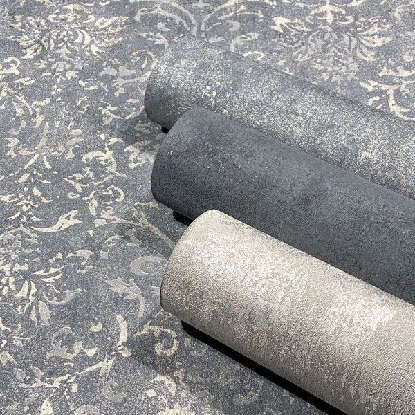 Tapete Grau, Silber Marburg Vliestapete (34271)