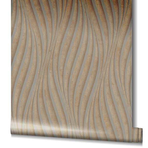 Tapete Braun, Grau, Silber Marburg Vliestapete (34262)