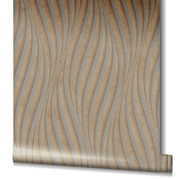 Tapete Braun, Grau, Silber Marburg Vliestapete (34262)