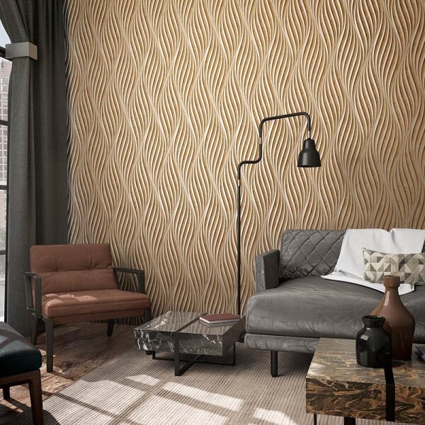 Tapete Braun, Grau, Silber Marburg Vliestapete (34262)