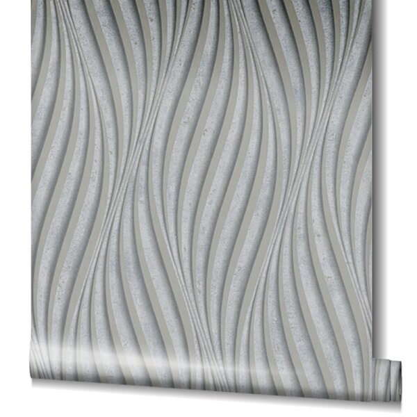 Tapete Grau, Silber Marburg Vliestapete (34261)