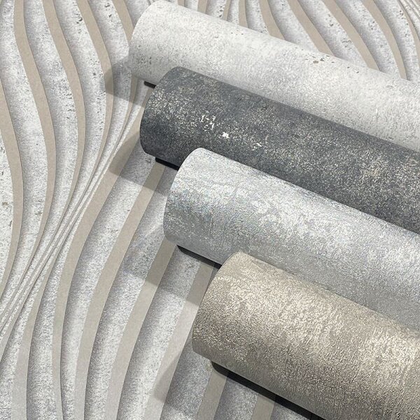 Tapete Grau, Silber Marburg Vliestapete (34261)