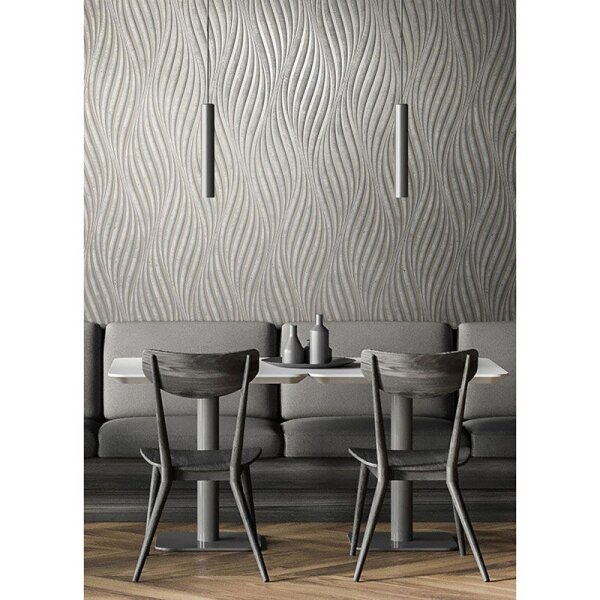 Tapete Grau, Silber Marburg Vliestapete (34261)