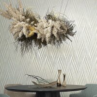 Tapete Beige, Creme, Grau, Silber Marburg Vliestapete...