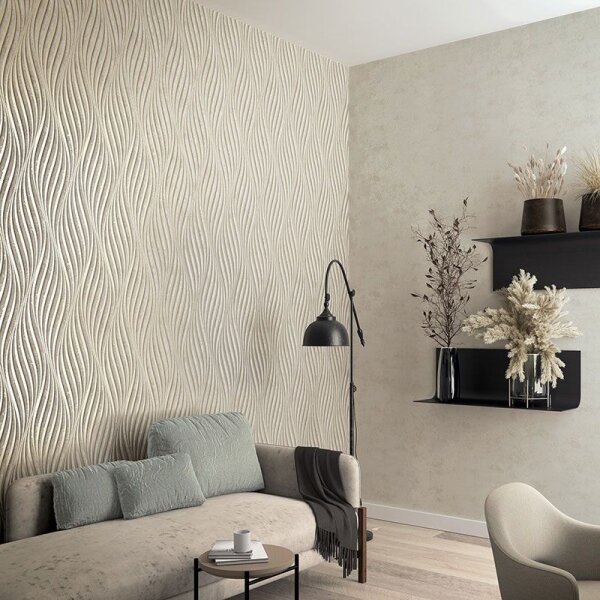 Tapete Grau, Silber Marburg Vliestapete (34259)