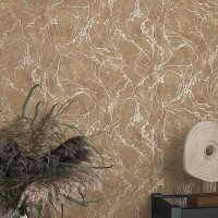 Tapete Braun, Gold, Kupfer, Grau, Silber Marburg...