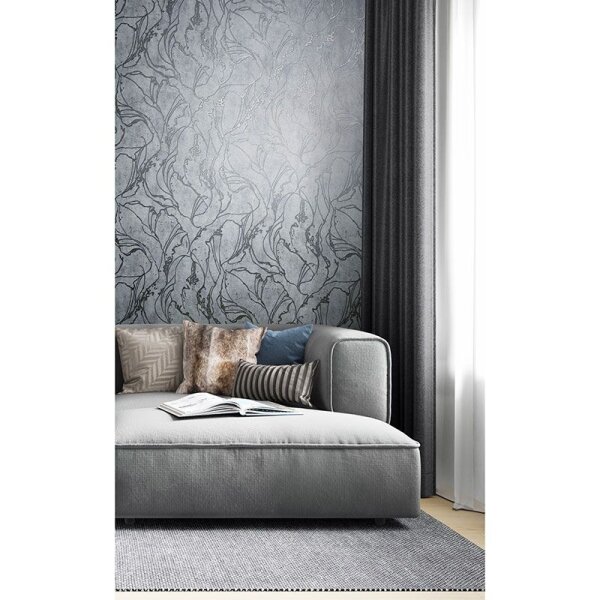 Tapete Grau, Silber Marburg Vliestapete (34254)