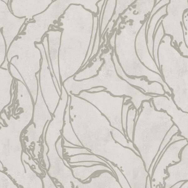 Tapete Grau, Silber, Greige Marburg Vliestapete (34252)