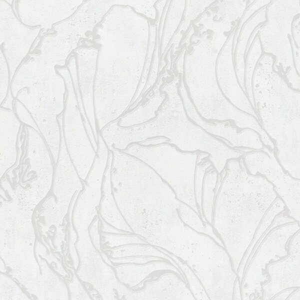 Tapete Grau, Silber, Weiß Marburg Vliestapete (34251)