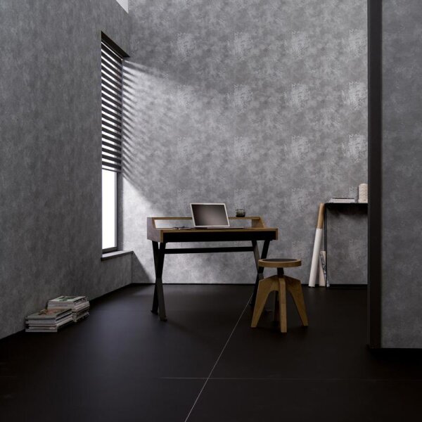 Tapete Grau, Silber Dieter Langer Vliestapete (58823)