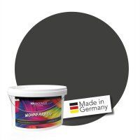 Wandfarbe Matt NCS-S-8000-N Profi Qualit&auml;t f&uuml;r...