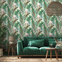 Tapete Gr&uuml;n Marburg Vliestapete (47416)