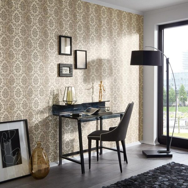 Tapete Braun AS-Creation Satintapete (335454)