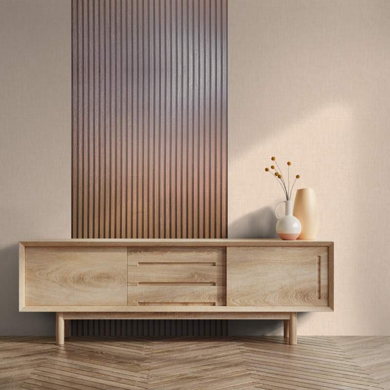 Tapete Beige, Creme AS-Creation Satintapete (335445)