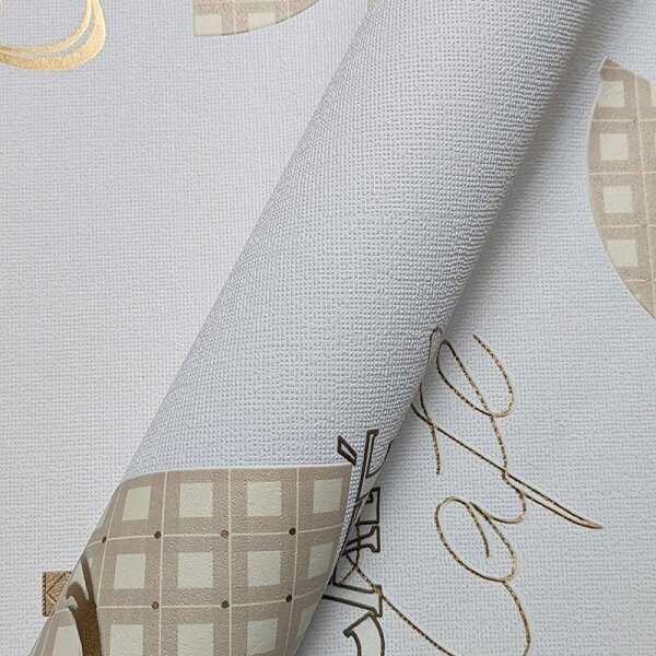 Tapete Gold, Kupfer, Weiß SALE Marburg Papiertapete (51455)