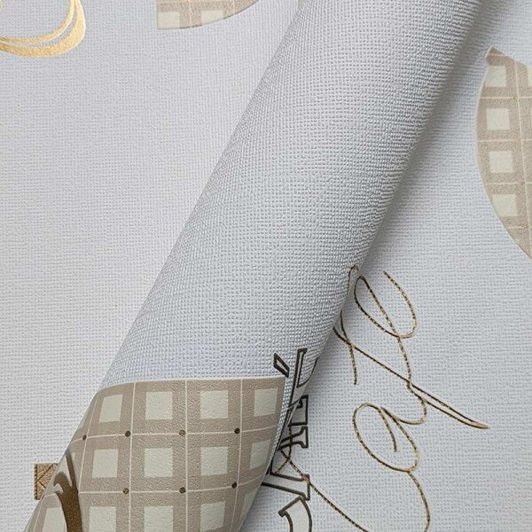 Tapete Gold, Kupfer, Weiß SALE Marburg Papiertapete (51455)