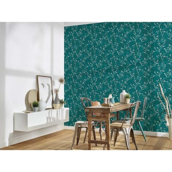 Tapete Blau, Grün, Petrol AS-Creation Vliestapete (387394)