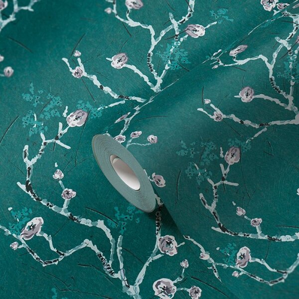 Tapete Blau, Grün, Petrol AS-Creation Vliestapete (387394)