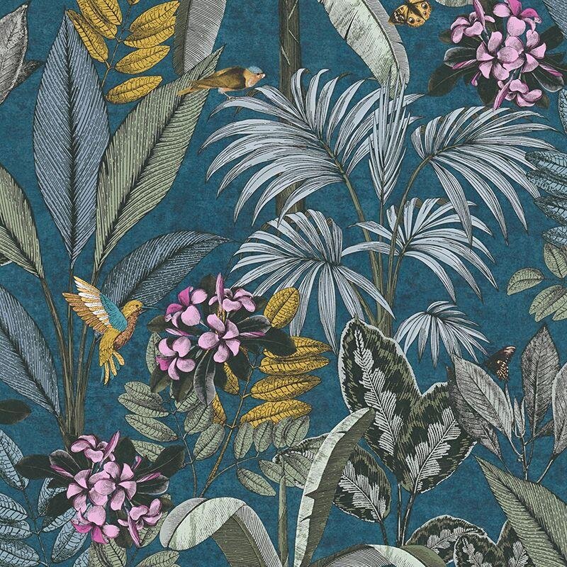 Tapete Blau, Grün, Petrol AS-Creation Vliestapete (387383)