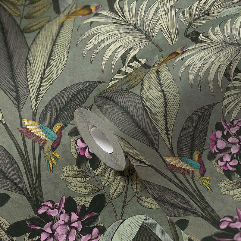 Tapete Grün AS-Creation Vliestapete (387382)