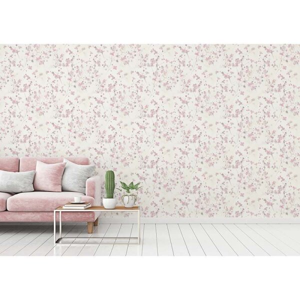 Tapete Grau, Silber, Rosa, Rose AS-Creation Vliestapete (387264)