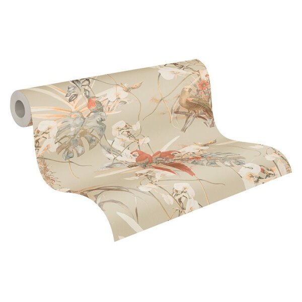 Tapete Braun, Greige AS-Creation Vliestapete (387252)