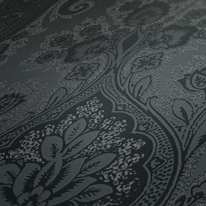 Tapete Grau, Silber, Pastellfarben, Rosa, Rose AS-Creation Vliestapete (387223)