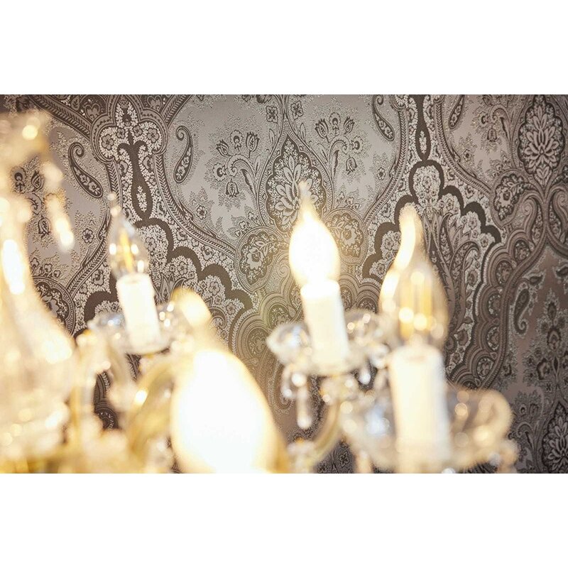 Tapete Grau, Silber, Pastellfarben, Rosa, Rose AS-Creation Vliestapete (387223)