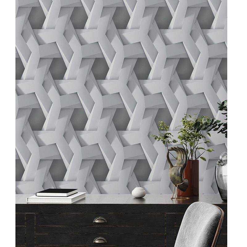 Tapete Grau, Silber AS-Creation Vliestapete (387212)