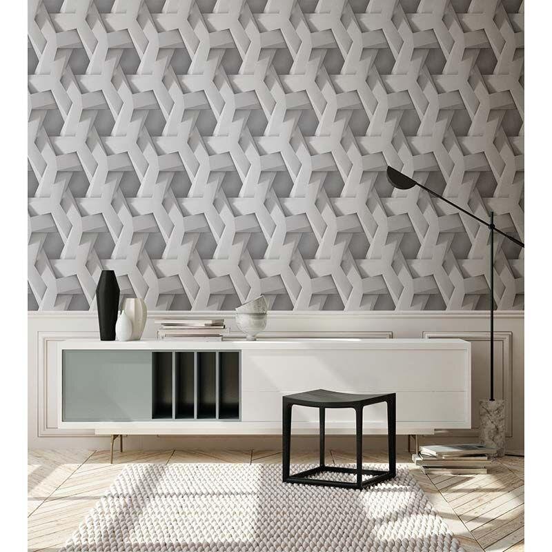 Tapete Grau, Silber AS-Creation Vliestapete (387211)