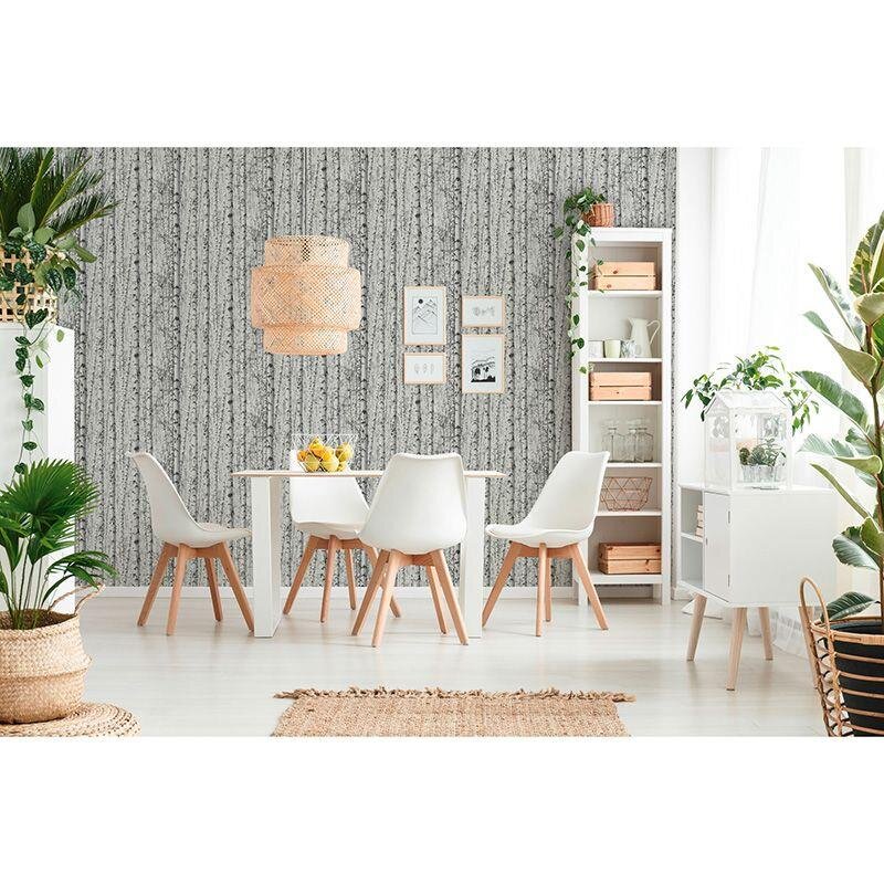 Tapete Schwarz-Weiß AS-Creation Vliestapete (387191)