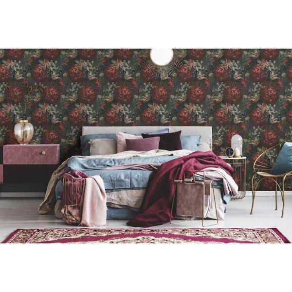 Tapete Grün, Rot AS-Creation Vliestapete (385091)