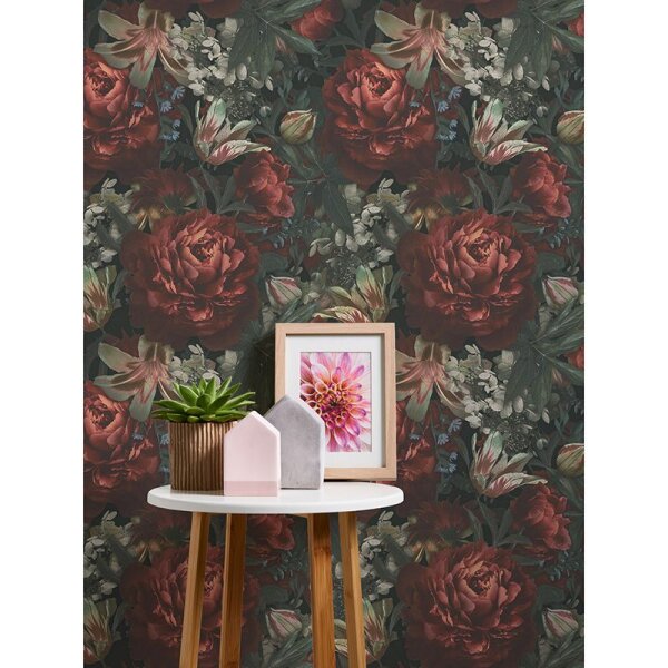 Tapete Grün, Rot AS-Creation Vliestapete (385091)