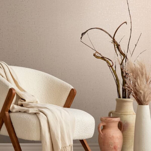 Tapete Beige, Creme, Marburg Vliestapete (35112)