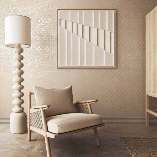 Tapete Beige, Creme, Marburg Vliestapete (35117)