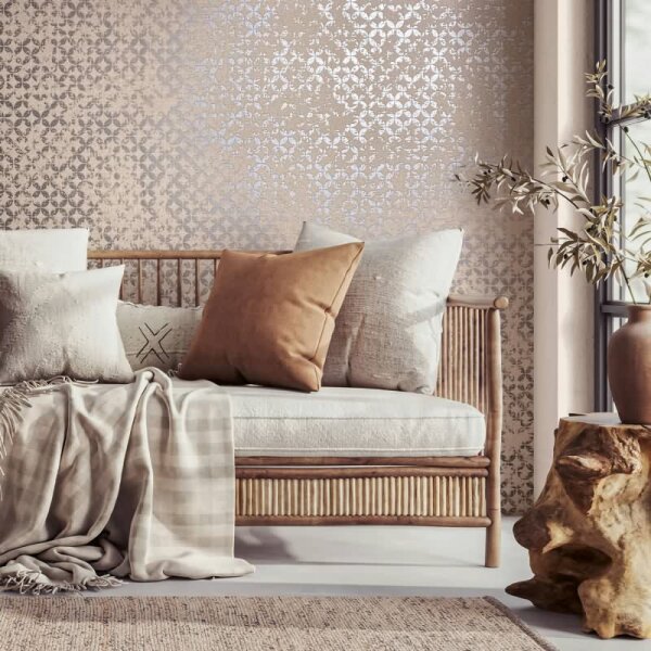 Tapete Beige, Creme, Marburg Vliestapete (35120)