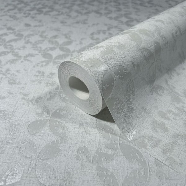 Tapete Grau, Silber, Marburg Vliestapete (35121)