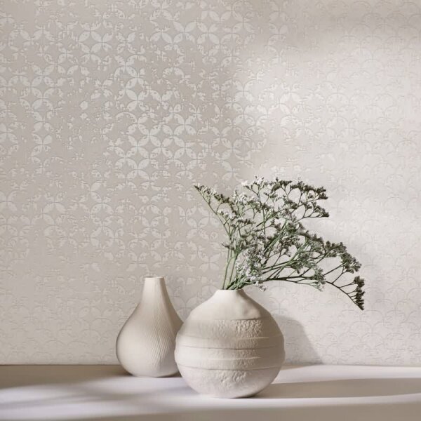 Tapete Beige, Creme, Marburg Vliestapete (35122)