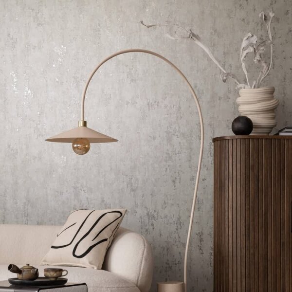 Tapete Grau, Silber, Marburg Vliestapete (35123)